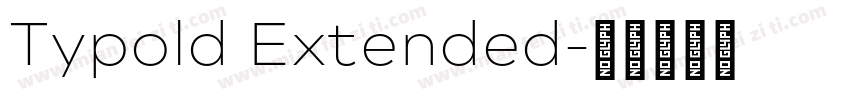 Typold Extended字体转换